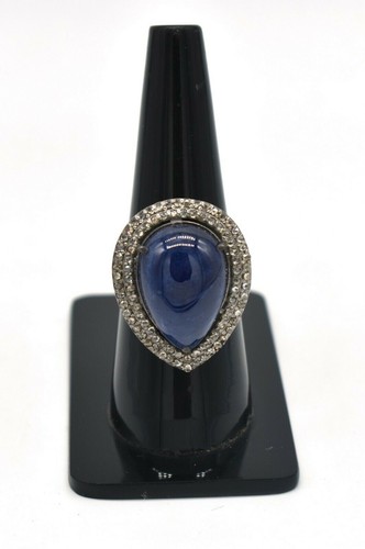 Diamant pavé saphir bleu - pavé,
