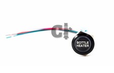 Noir LED 19MM Billet Verrouillage Bouton Interrupteur Nitro Bouteille Chauffe