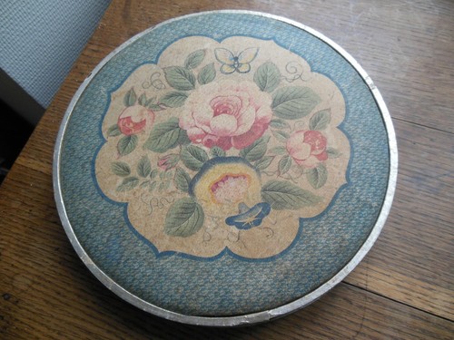 Antique advertising cardboard