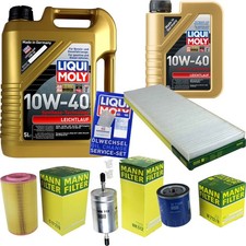 Kit D'Inspection Filtre Liqui Moly Huile 6L 10W-40 pour de Fiat Ducato