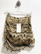 Jupe Mini Tie Dye Perles Zara