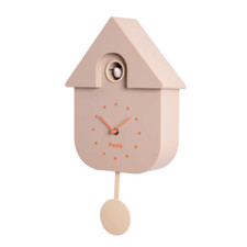 Horloge Coucou Beige et Orange