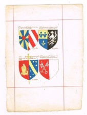 HERALDIE / PLANCHES D'ECUS