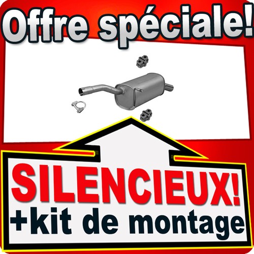 Silencieux arriere pour - silencieux,
