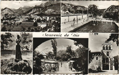 Cpa die souvenir france - cpa,