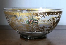 Bol 19ème, verre émaillé