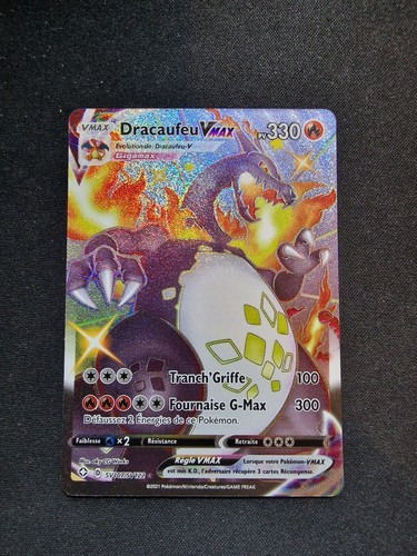 Carte pokémon dracaufeu - carte, vmax