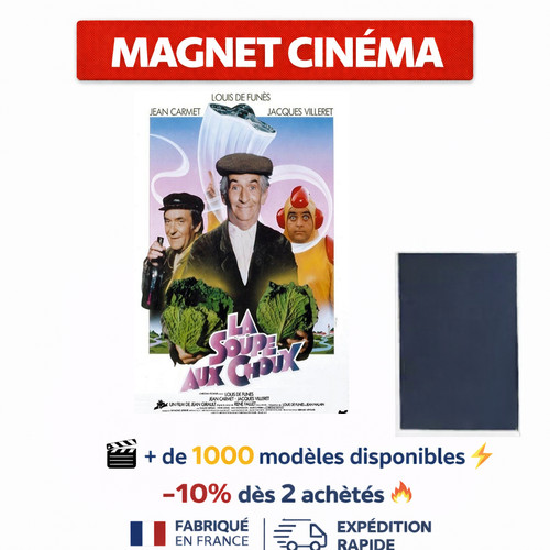 Magnet film soupe aux - magnet, choux