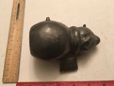 Vintage Antique Pewter Ice Cream Mold Flying French Bomb # 1088 - E & Co. N.Y.