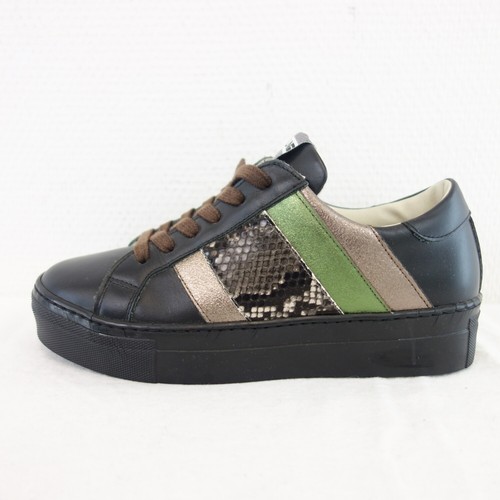 Meline sneaker women black - meline, women's