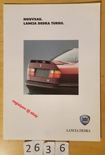 LANCIA DEDRA TURBO Prospectus 6 pages Fr 1991?