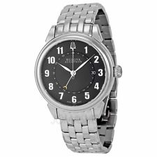 NEW Bulova Accutron Gemini 63B154 Men's Swiss Made Automatic GMT Watch $1450 