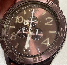 [Réduction de prix] Coupe-ceinture produit NIXON 51-30 CHRONO Metal Brown...