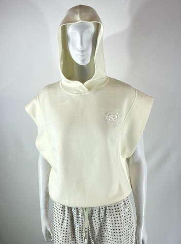 Pull capuche sans - pull, à