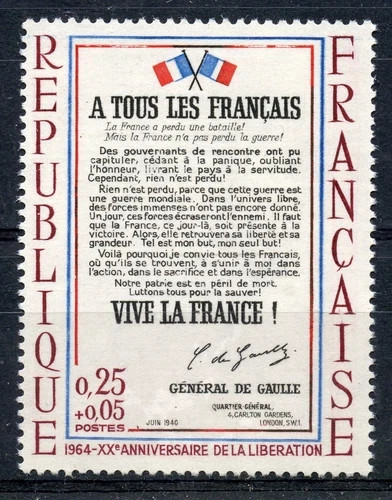 1964 france timbre - france,