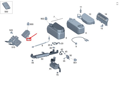 Vito w447 aux récepteur - w447, aux.