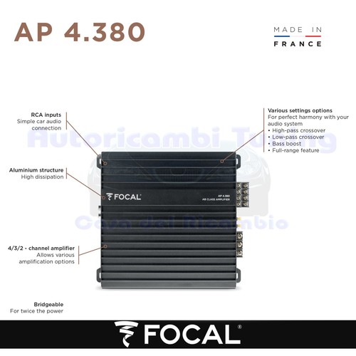 Focal 380 amplificateur - ap, 4.380
