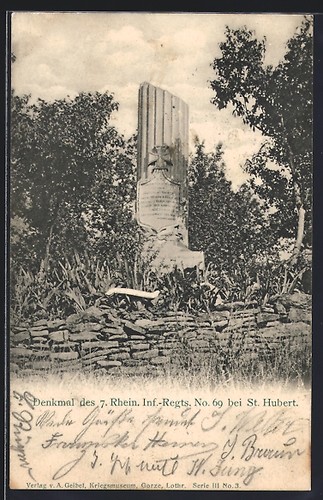 Cpa hubert monument des - hubert,,