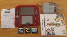Nintendo 2DS Transparent Rouge Pokémon Oméga Rubis Edition avec jeux et garantie
