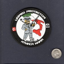 United Protection Atmaca Mafia F-16 Falcon Turaf Turc Air Force Escadron Patch