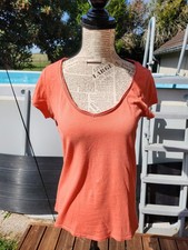CAMAIEU t;shirt orangé T 2
