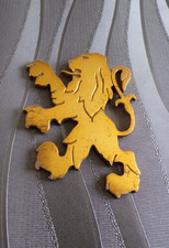 ANCIEN INSIGNE / PLAQUE CALANDRE AUTOMOBILE METAL PEUGEOT 1 BON ETAT