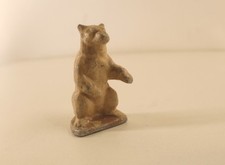 Quiralu Ours Polaire Zoo Cirque métal ancien hauteur 51 mm