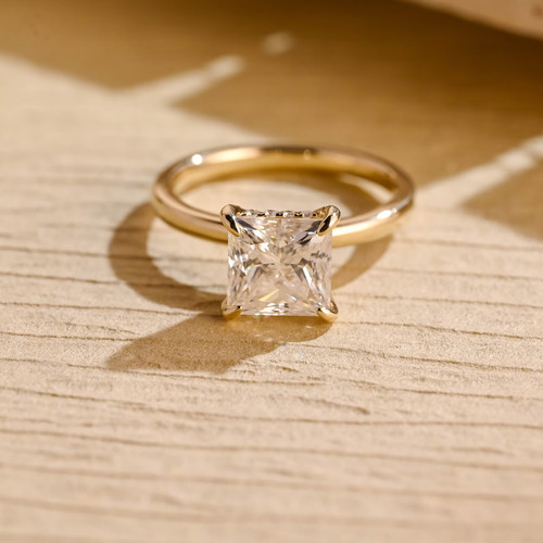 Bague solitaire massif - bague,