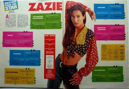 Zazie coupure de presse 2 - ,