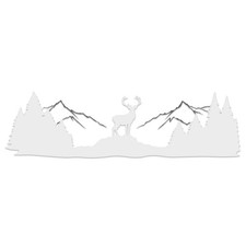 Set Autocollants Cerf Forêt