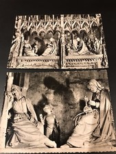 Lot 2 Chartres Cathedral St. Joseph French Rppc Real Photo Postcard Unused