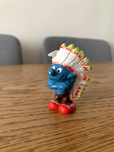 Figurine schtroumpf chef - schtroumpf,