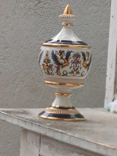Bonbonnière faïence - bonbonnière,