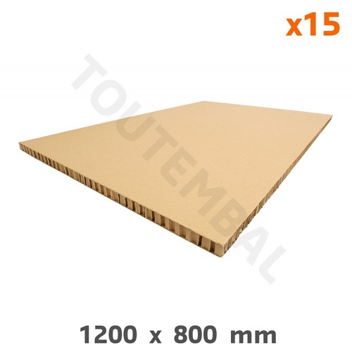 Plaque carton nid abeille - carton,