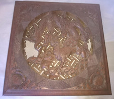 ANCIEN GRAND DESSOUS DE PLAT