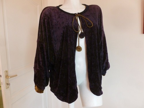 Veste vintage velours - veste, frappe