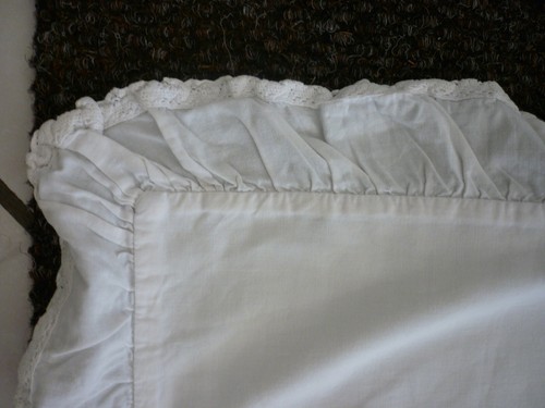 Linge ancien taie oreiller - taie,