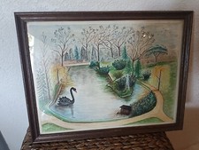 tableau Dessin aquarelle Pastel ? Paysage Parc  à Roanne