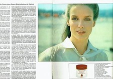 PUBLICITE ADVERTISING 116  1978  les cosmétiques Galénic pour visage crémes (2p)