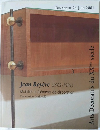 Jean royere catalogue - catalogue, vente