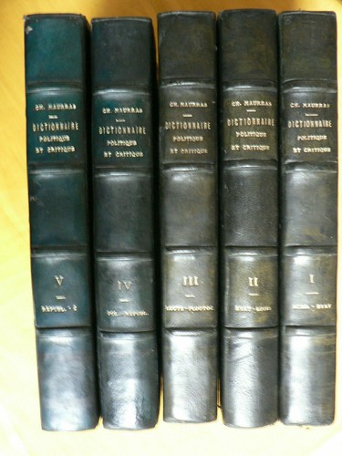 Maurras dictionnaire - -,