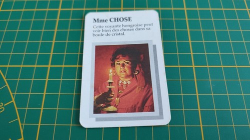 Carte mme chose pièce - chose,