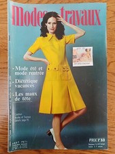 magazine Modes et Travaux 1971