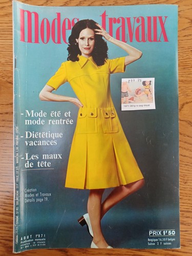 Magazine modes travaux 1971 - magazine,