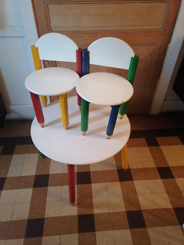 Ensemble chaises 1 table - ensemble, 2