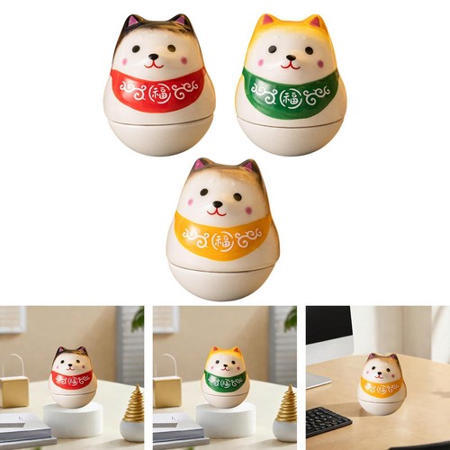 Céramic lucky dog shiba - dog,