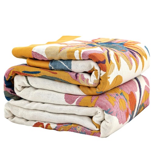 Plaid canapé coton - plaid,