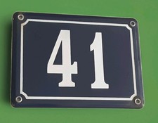  PLAQUE ÉMAILLÉE NUMÉRO  DE