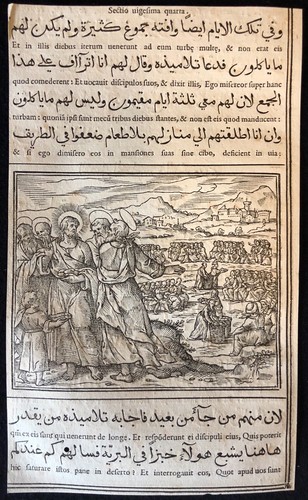 1591 arabic gospels feeding - 1591,