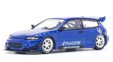 HONDA Civic (EG6) v1.5 - Pandem  - bluemetallic - Pop Race 1:64